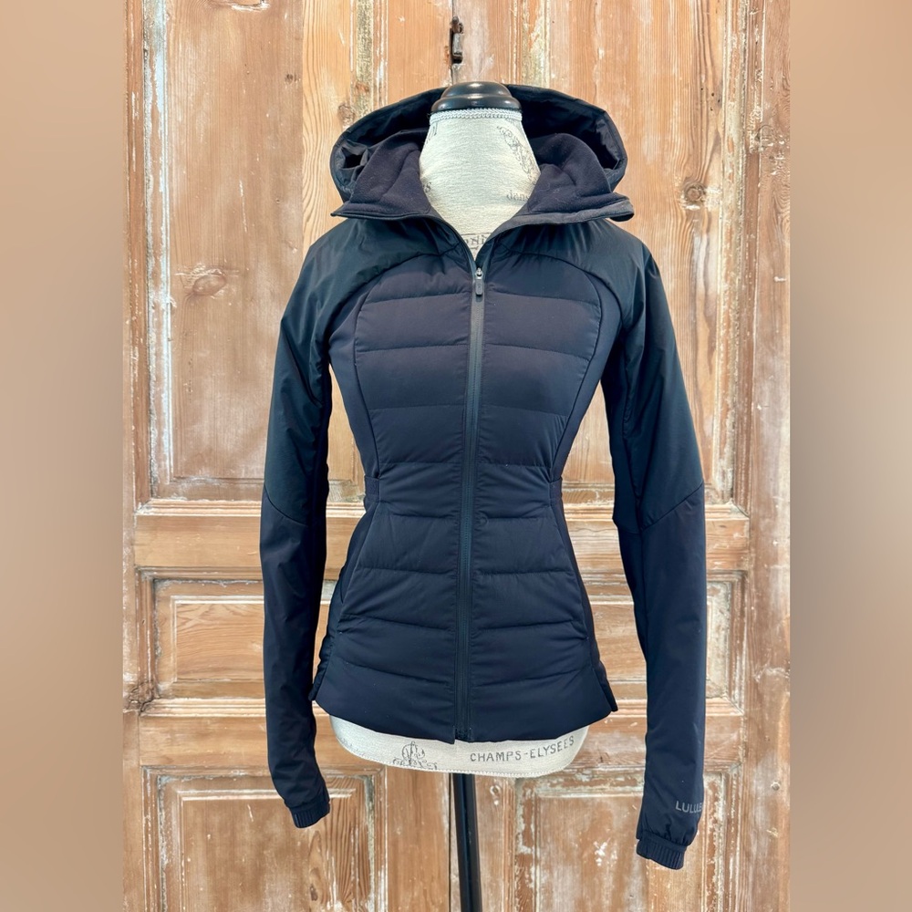 Lulu jacket, black with hood